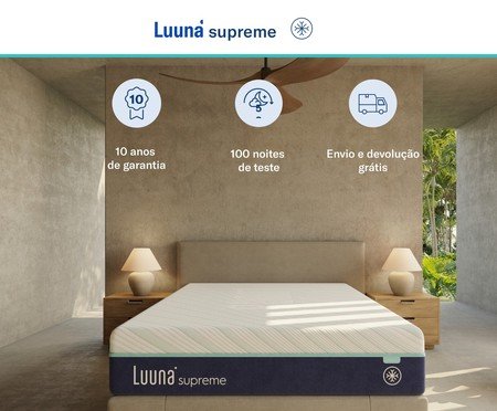 Colchão Luuna Supreme Cooling Macio Solteiro | Westwing