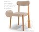 Cadeira Alice Estofada, wood pattern | WestwingNow
