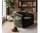 Mesa lateral Baoba, wood pattern | WestwingNow