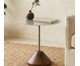Mesa lateral Ypê Castanho, wood pattern | WestwingNow