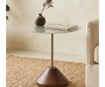Mesa lateral Ypê Castanho | Westwing