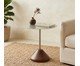 Mesa lateral Ypê Castanho, wood pattern | WestwingNow