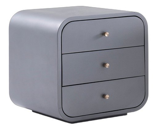 Mesa de cabeceira Dulce Luna Loft Cinza, grey | WestwingNow
