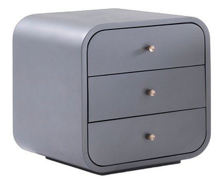 Mesa de cabeceira Dulce Luna Loft Cinza | Westwing