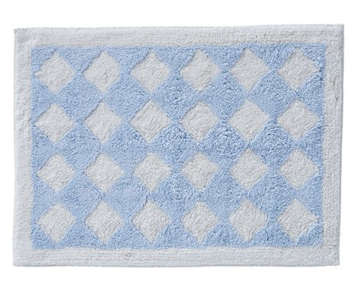 Tapete de Banheiro Argyle, blue | WestwingNow