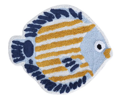 Tapete de Banheiro Fish Azul, blue | WestwingNow