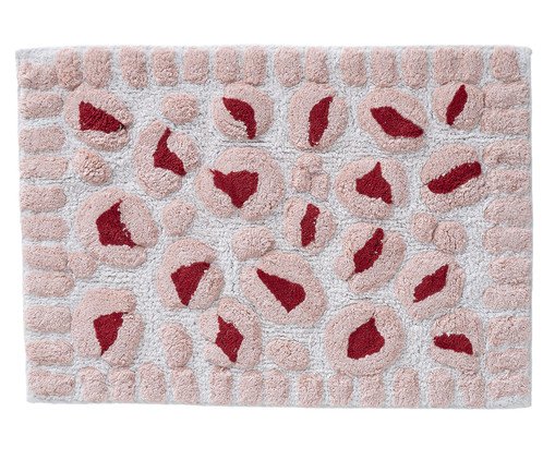 Tapete de Banheiro Oncinha Rosa, pink | WestwingNow