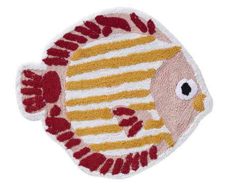 Tapete de Banheiro Fish Rosa | Westwing