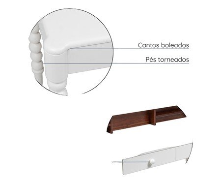 Escrivaninha Poá Off White | Westwing