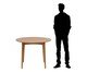 Mesa de Jantar Redonda Olmo Mel, wood pattern | WestwingNow