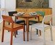 Mesa de Jantar Redonda Olmo Mel, wood pattern | WestwingNow