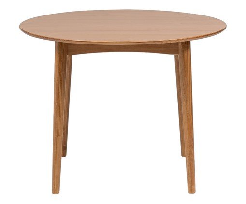 Mesa de Jantar Redonda Olmo Mel, wood pattern | WestwingNow