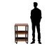 Carrinho Industrial Ônix, wood pattern | WestwingNow