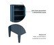 Cristaleira Vogue, blue | WestwingNow