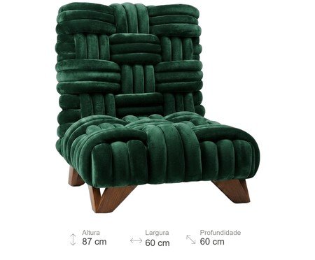 Chaise Lucca Verde | Westwing