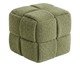 Pufe Cubo em Bouclé verde, green | WestwingNow