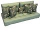 Futon Turco com Almofadas verde, green | WestwingNow