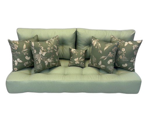 Futon Turco com Almofadas verde, green | WestwingNow