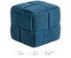 Pufe Cubo em Bouclé azul, blue | WestwingNow