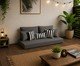 Futon Turco com Almofadas cinza, grey | WestwingNow