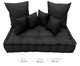 Futon Turco com Almofadas preto, black | WestwingNow
