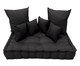 Futon Turco com Almofadas preto, black | WestwingNow
