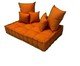 Futon Turco com Almofadas laranja, orange | WestwingNow