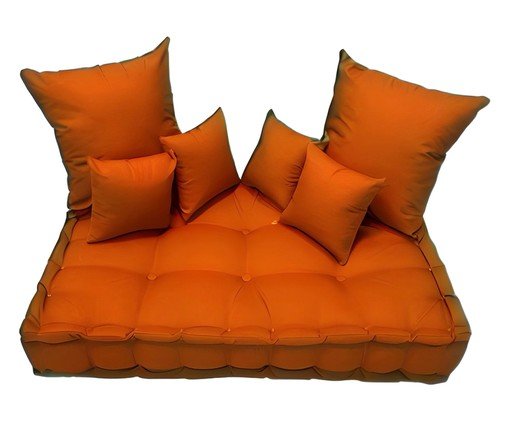 Futon Turco com Almofadas laranja, orange | WestwingNow