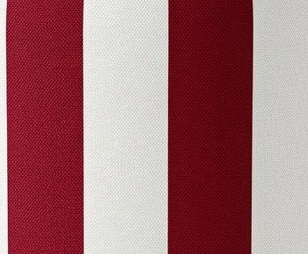 Pufe listrado Navi vermelho e branco | Westwing
