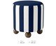 Pufe listrado Navi azul marinho e branco, blue | WestwingNow