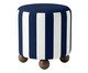 Pufe listrado Navi azul marinho e branco, blue | WestwingNow