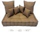 Futon Turco com Almofadas caqui, Natural | WestwingNow