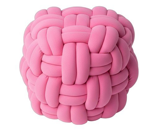 Pufe de Chão Amelie rosa chiclete, pink | WestwingNow