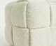 Pufe Cubo em Bouclé Off white, Off White | WestwingNow