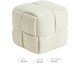 Pufe Cubo em Bouclé Off white, Off White | WestwingNow