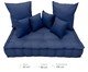 Futon Turco com Almofadas azul, blue | WestwingNow