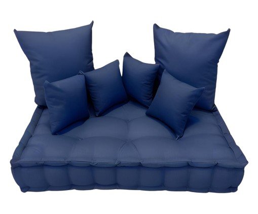 Futon Turco com Almofadas azul, blue | WestwingNow