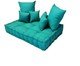 Futon Turco com Almofadas tiffany, blue | WestwingNow
