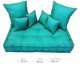 Futon Turco com Almofadas tiffany, blue | WestwingNow