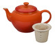 Bule para Chá com Infusor - Laranja, Laranja | WestwingNow