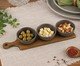 Jogo de Petisqueiras com Bandeja Essence Preto, black | WestwingNow