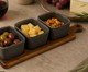Jogo de Petisqueiras com Bandeja Savana Preto, black | WestwingNow