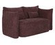 Sofá Cuscino 3 Lugares - Linhão Estonado Bordô, red | WestwingNow
