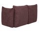 Sofá Cuscino 3 Lugares - Linhão Estonado Bordô, red | WestwingNow