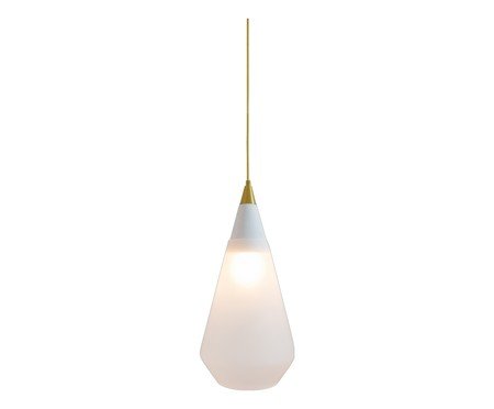 Pendente Berg Fine Branco e Transparente | Westwing