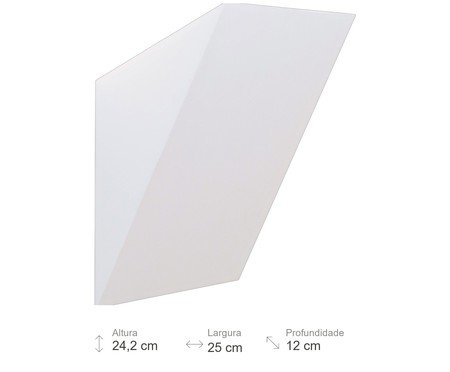 Arandela Vilanova Maior Branco | Westwing