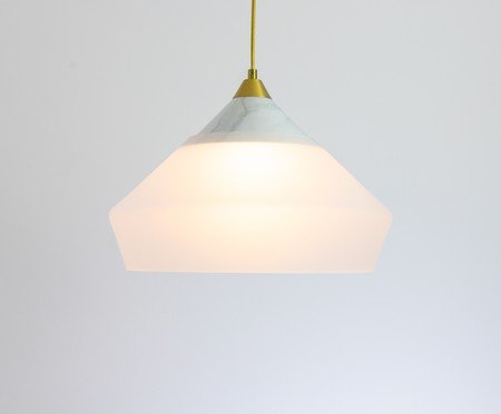Pendente Berg Branco e Transparente | Westwing