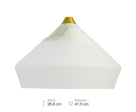 Pendente Berg Branco e Transparente | Westwing