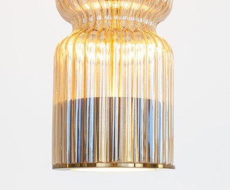 Pendente Chaco Champanhe e Dourado | Westwing