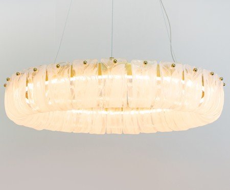 Pendente Erico Transparente e Dourado | Westwing